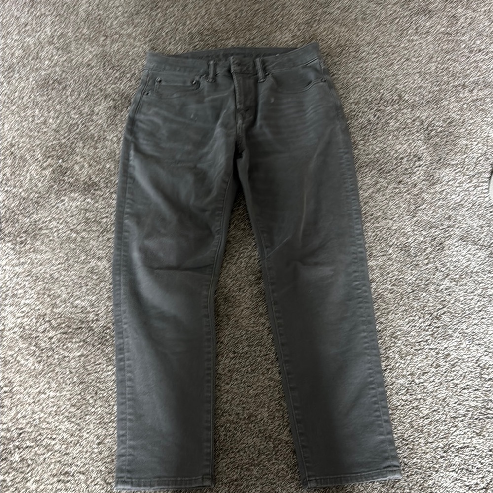 American Eagle Outfitters Men's Charcoal Jeans